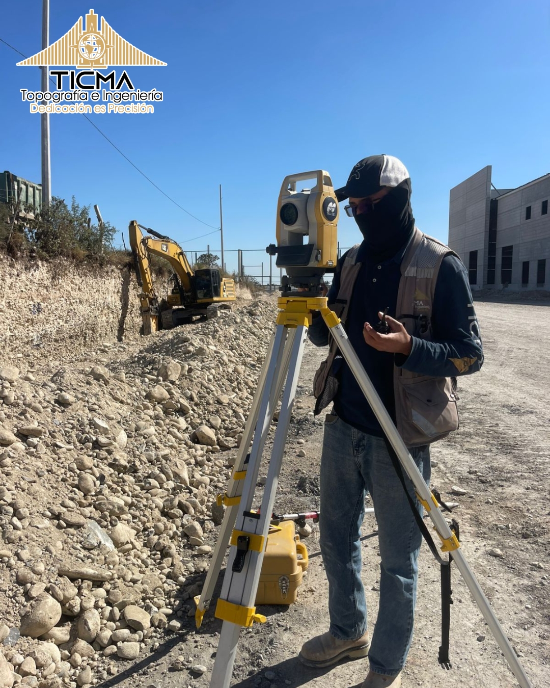 Servicios de topografía en minería