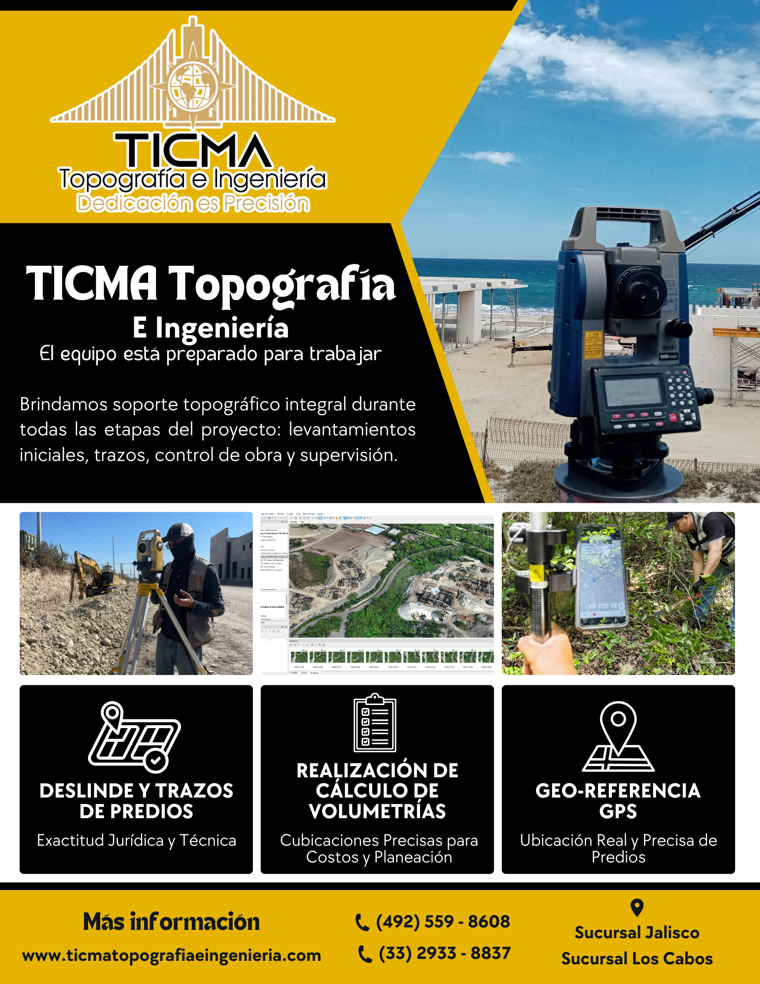 Levantamiento planimétrico profesional TICMA