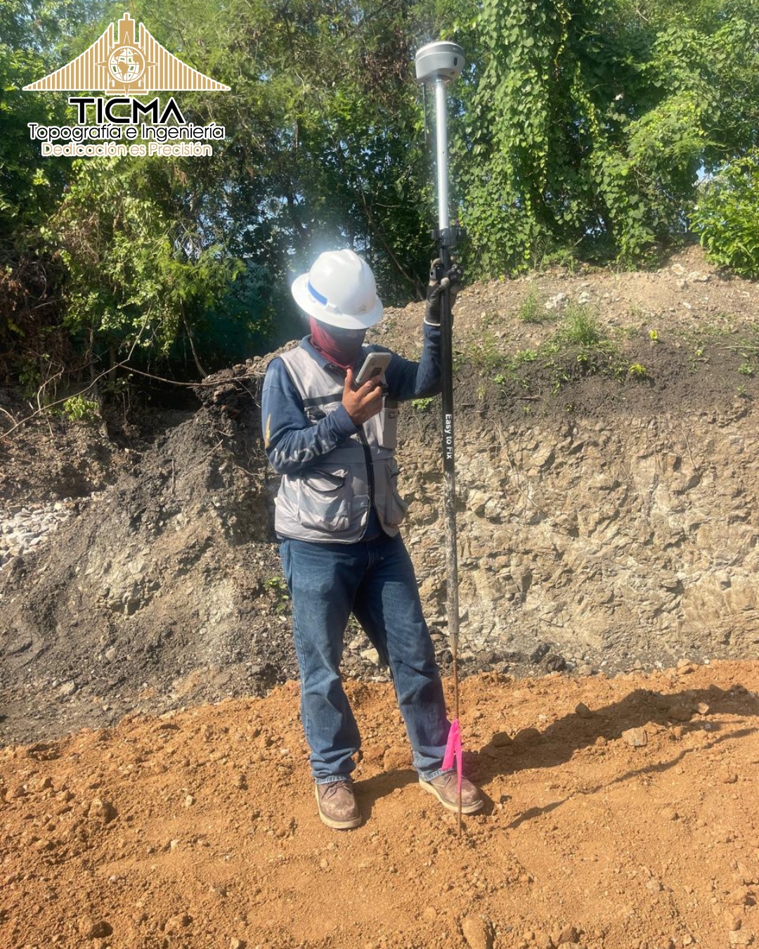 Servicios de topografía en minería