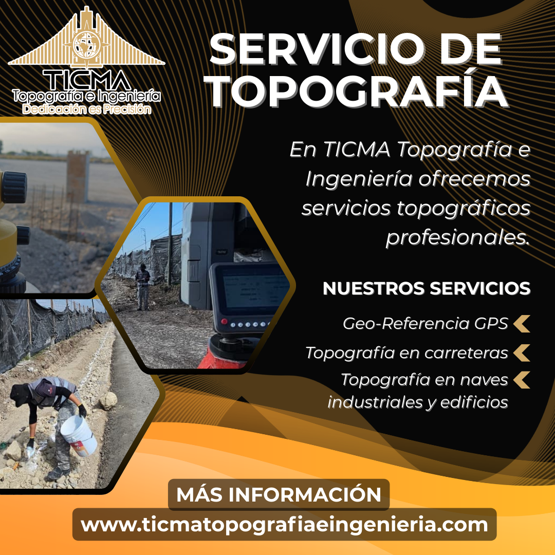 Servicios de topografía en minería
