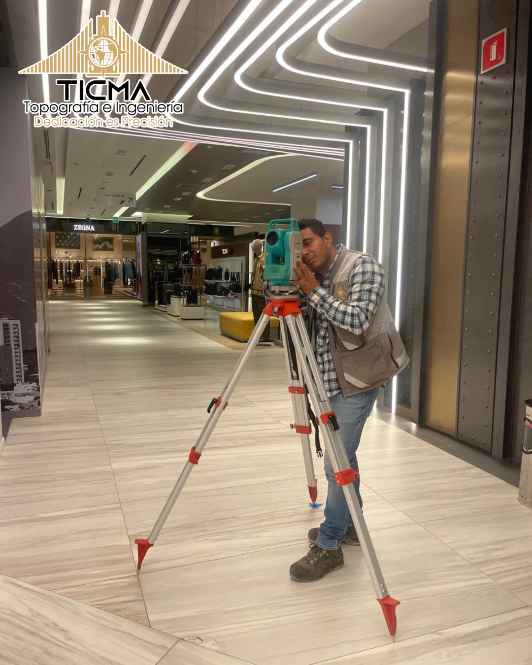 Servicios de topografía en minería